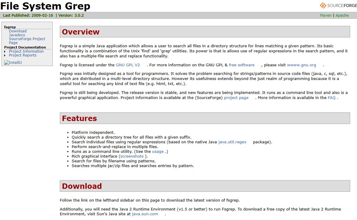 Fsgrep -