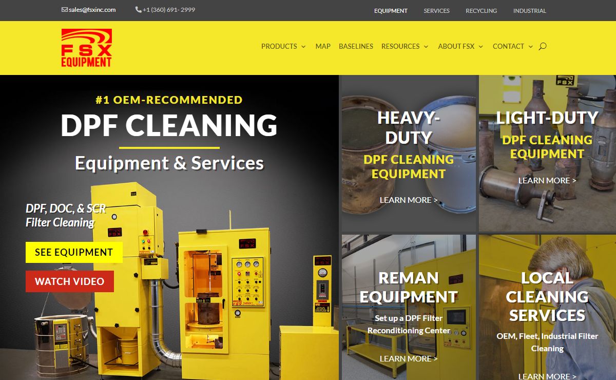 FSX Equipment, Inc | World Class Emissions Cleaning Solutions