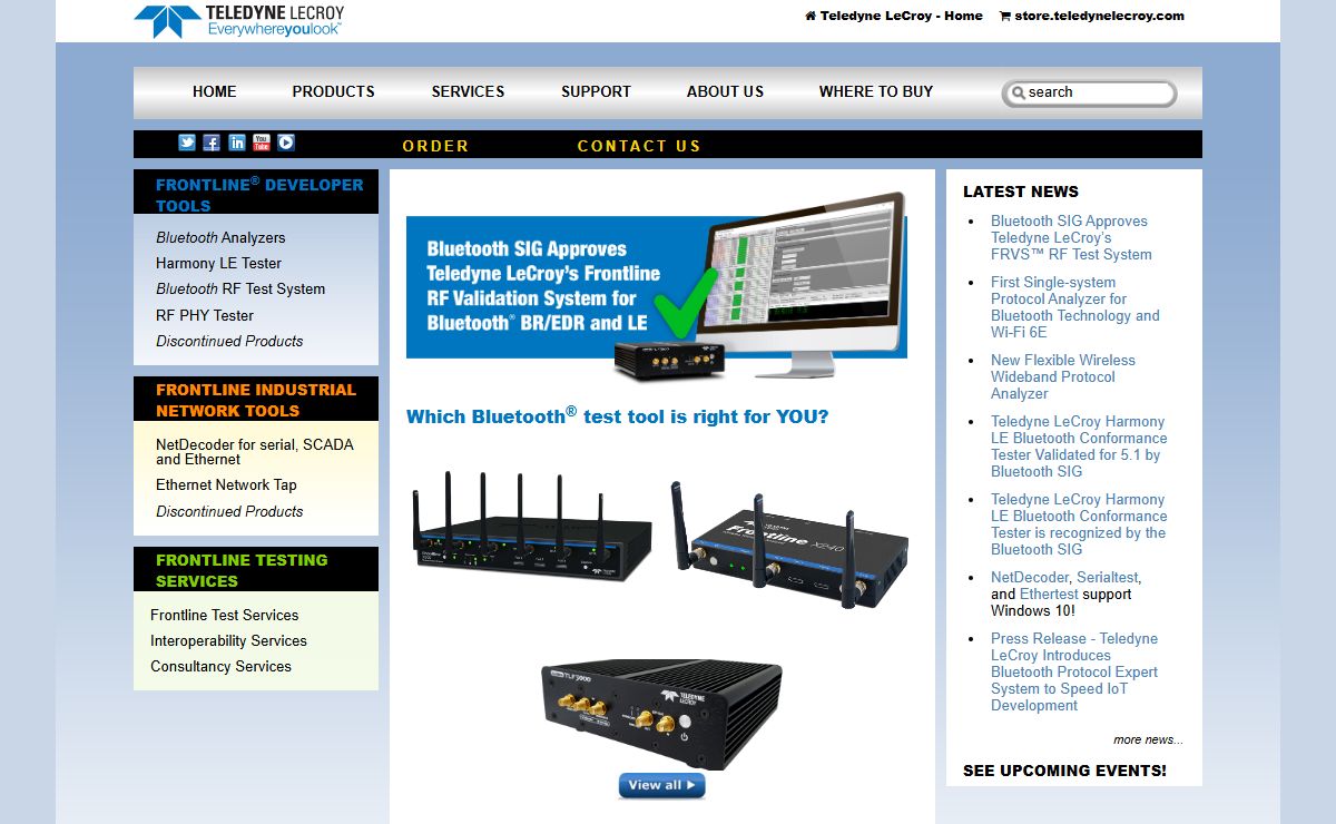 Packet Sniffers & Protocol Analyzers for Bluetooth, USB, RS-232/422/485, & Industrial Networks (Ethernet, Modbus, DH+, DeviceNet, ControlNet & More