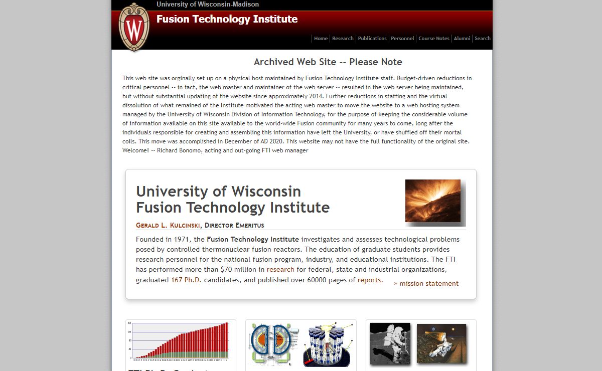 Fusion Technology Institute