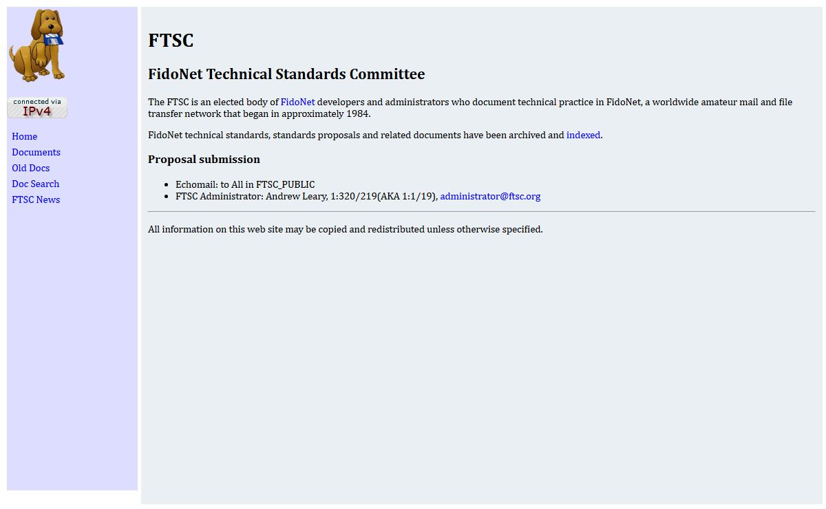 FTSC - FidoNet Technical Standards Committee