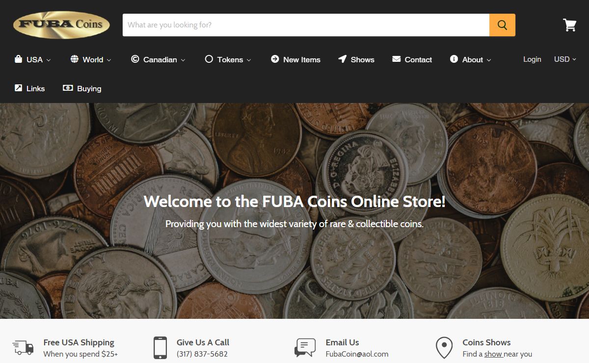 FUBA Coins - Official Online Store