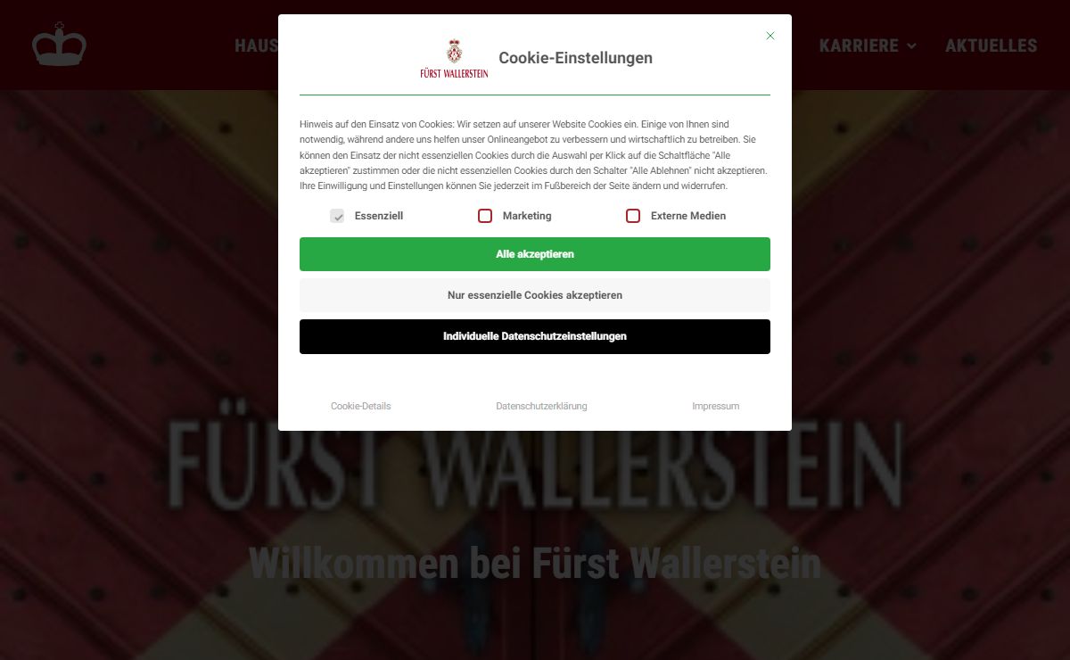 Fürst Wallerstein - Tradition und Innovation