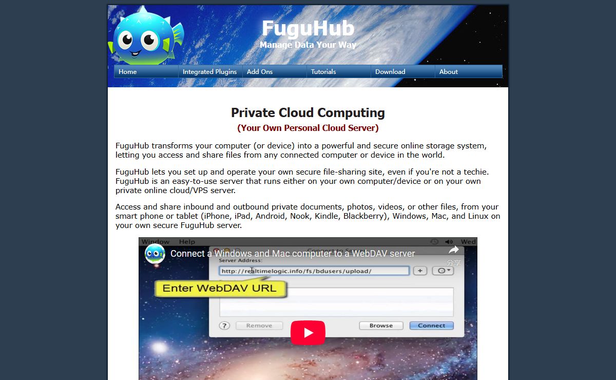 FuguHub Your Own Personal Cloud Server