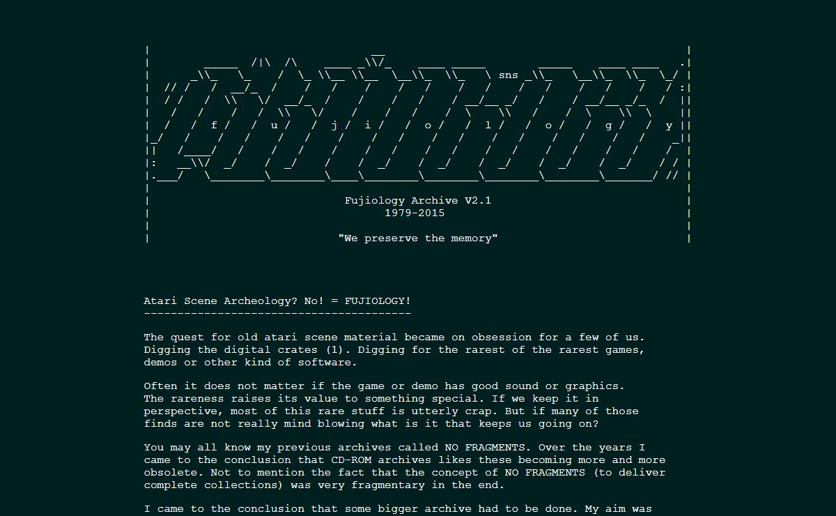Fujiology Archive V1.0