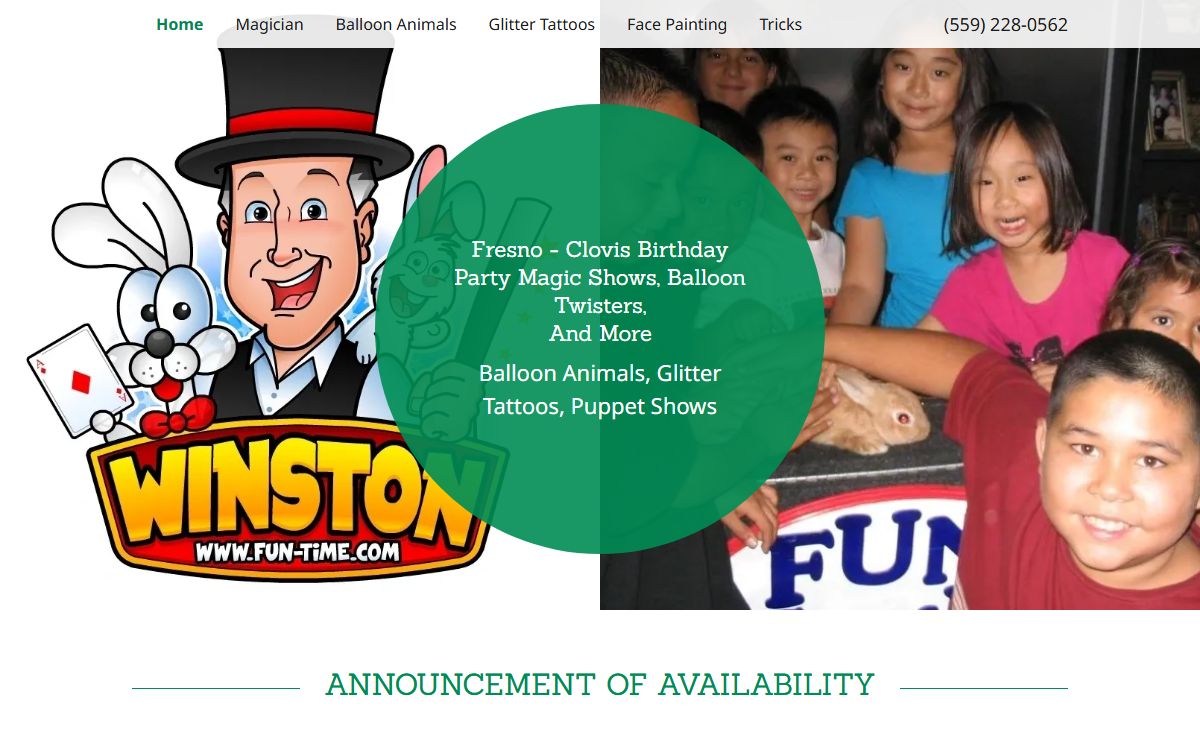 Fun Time Entertainment - Magic, Balloon Animals