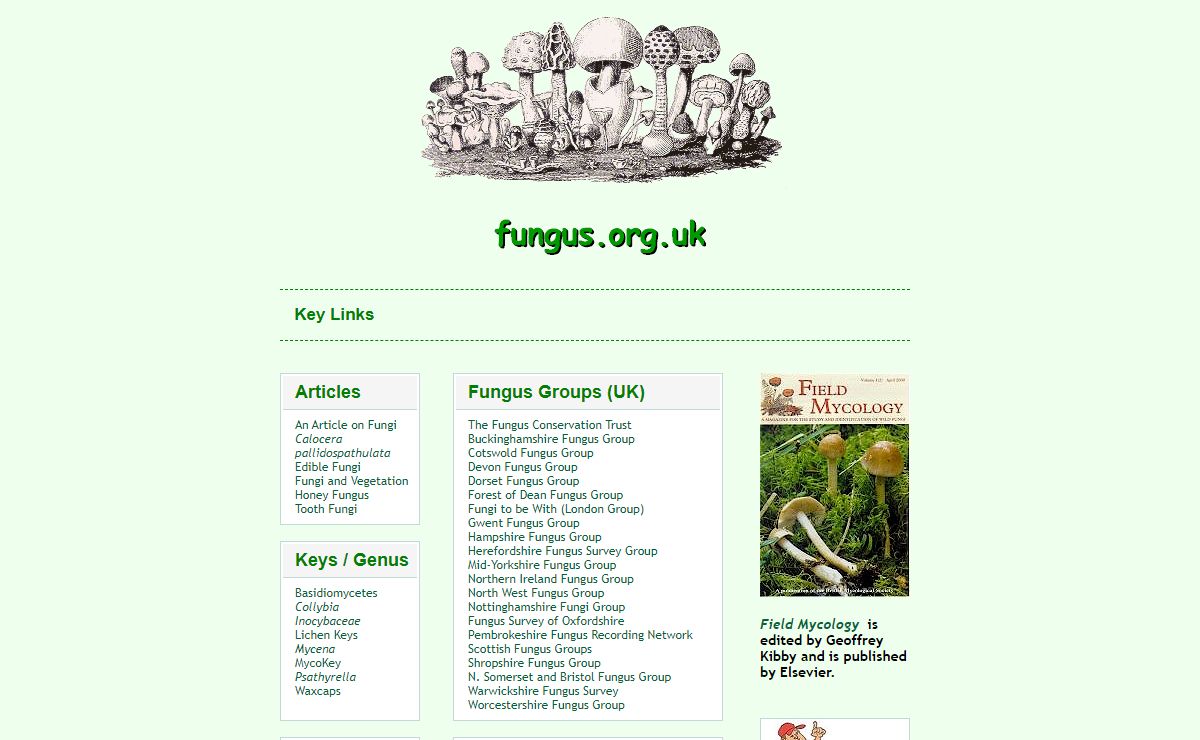Index - fungus.org.uk
