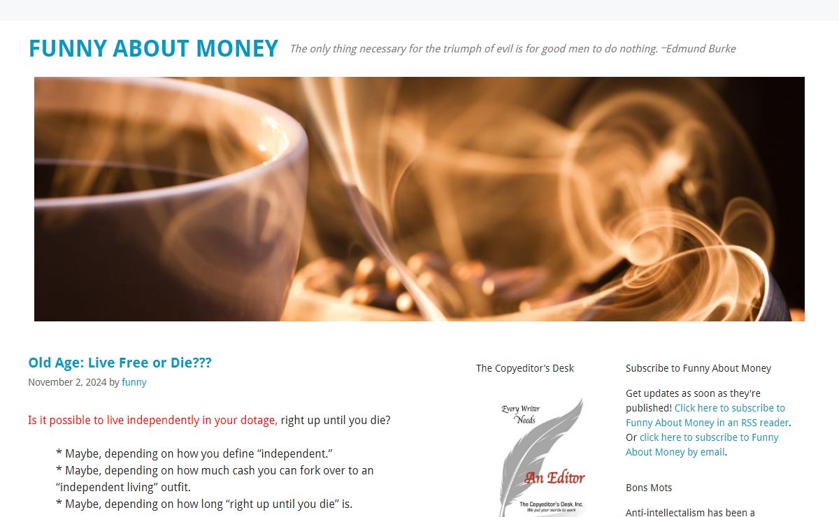 Funny about Money