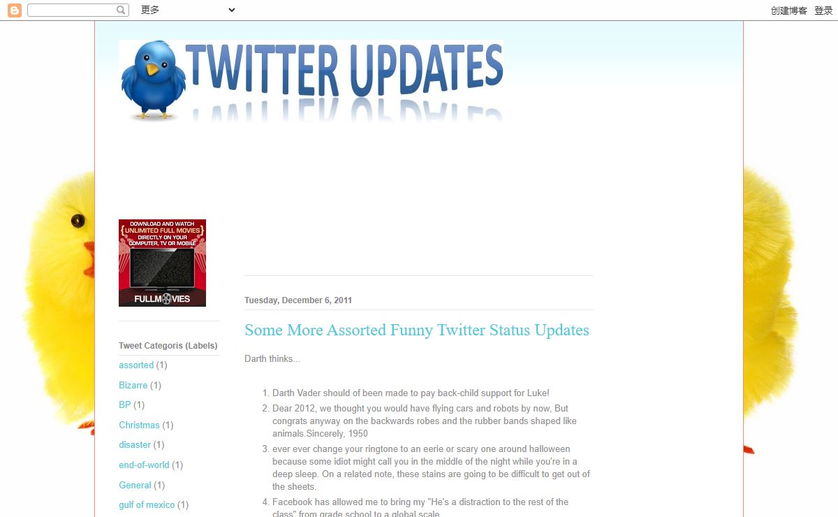 The Collection of Funny Twitter Status Updates