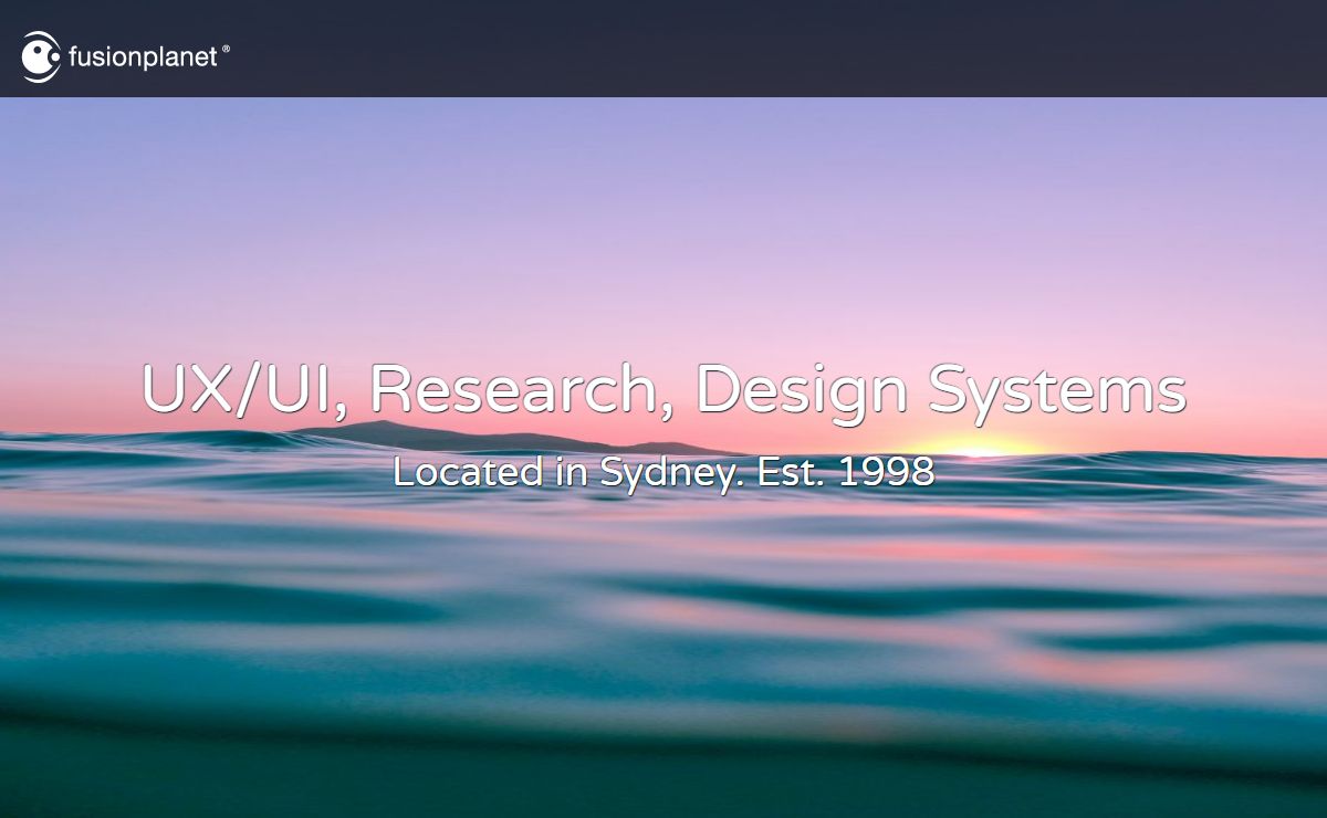 UX/UI, Research, Design Systems | fusionplanet