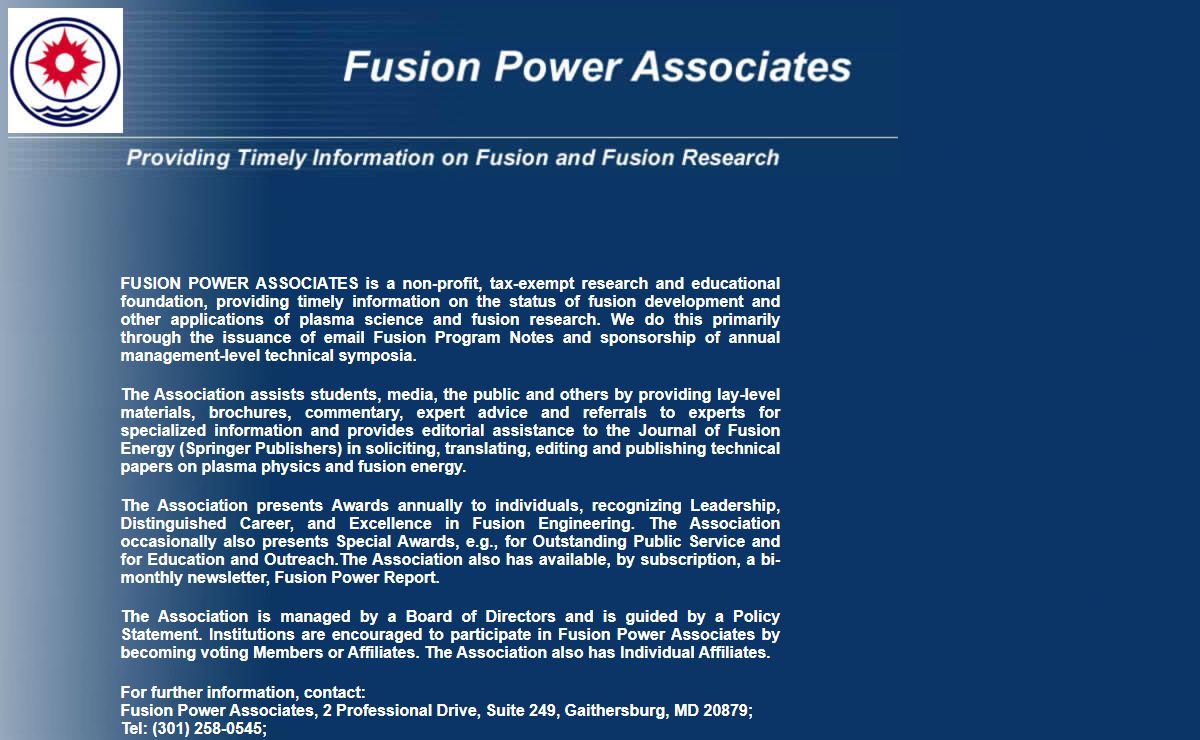 Fusion Power Associates