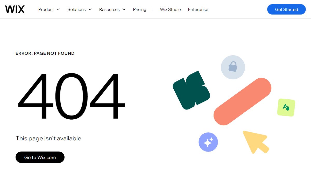 404 Error: Page Not Found | Wix.com