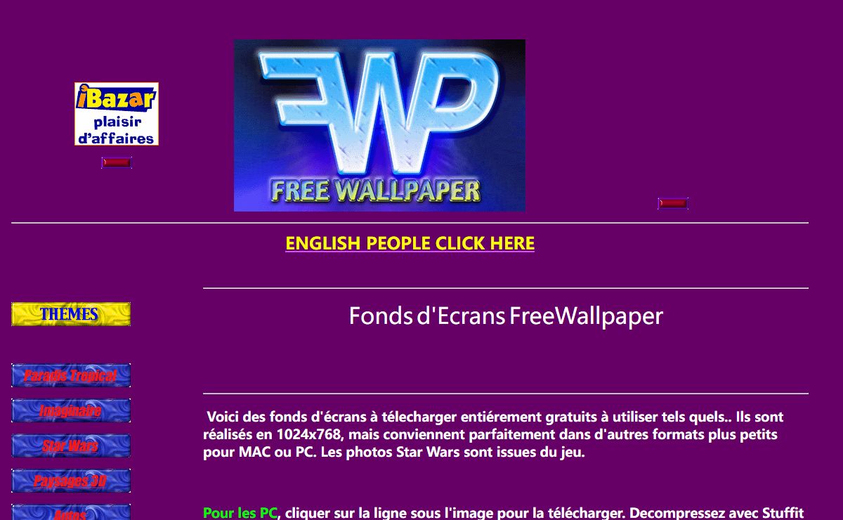 FreeWallPaper/Fonds d'Ecrans gratuits