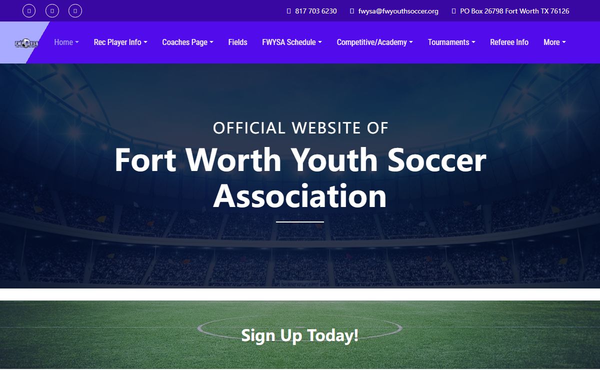 Homepage - Forth Worth Youth Soccer