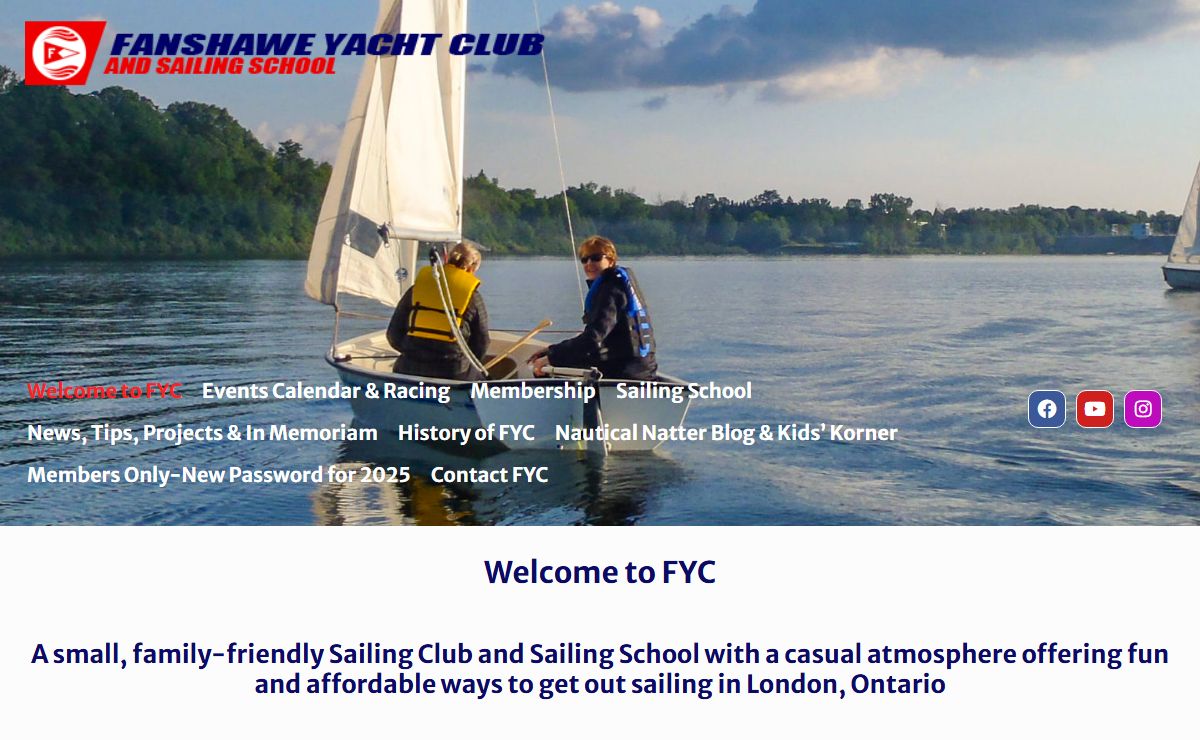 Fanshawe Yacht Club & Sailing School – Experience Sailing in London, Ontario