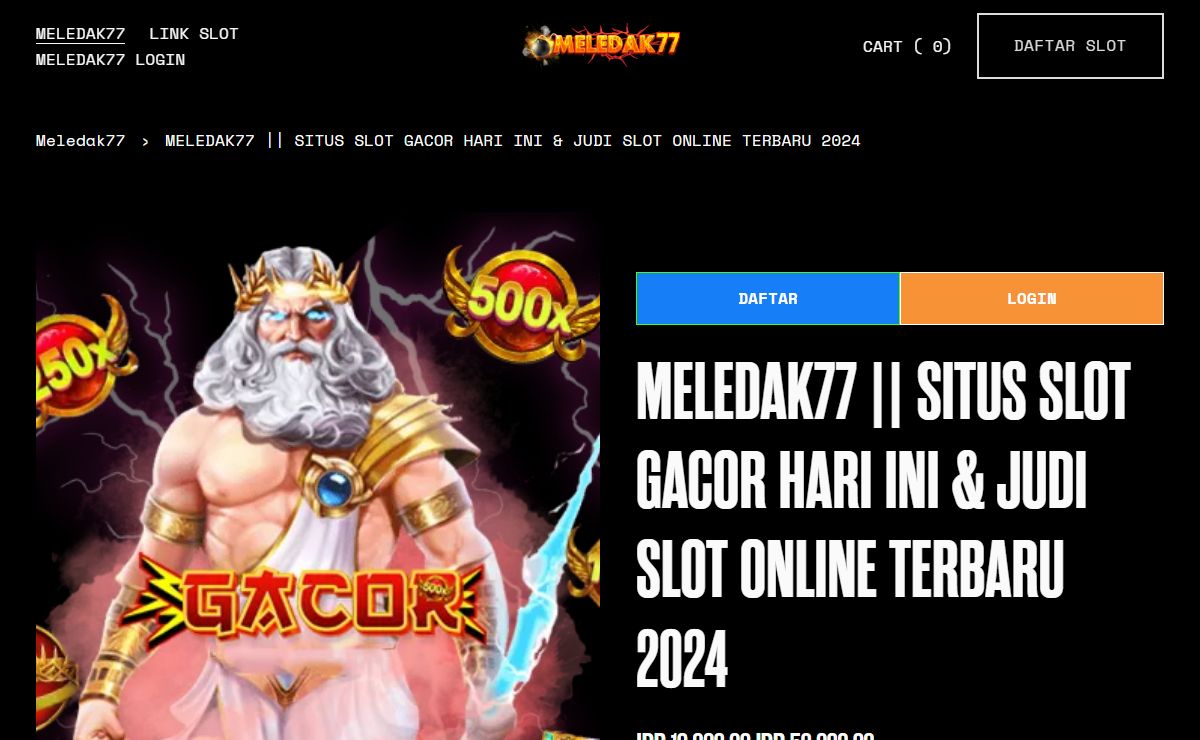 MELEDAK77 || SITUS SLOT GACOR HARI INI & JUDI SLOT ONLINE TERBARU 2024