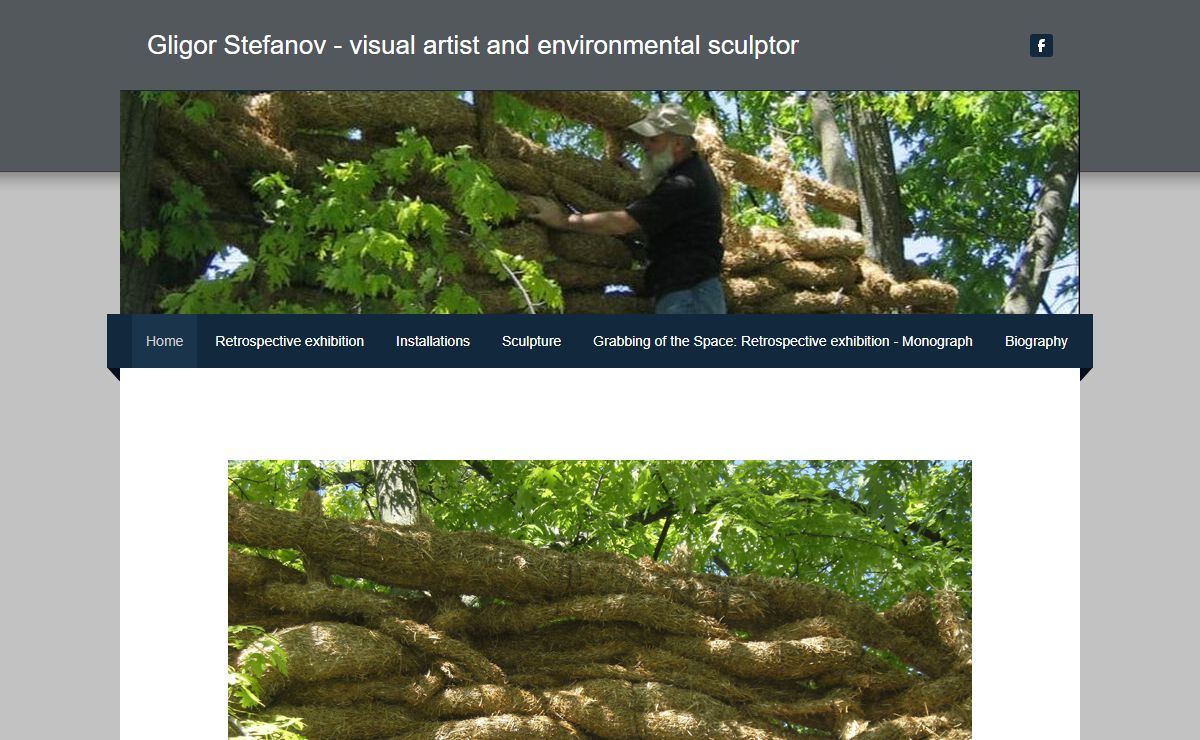Gligor Stefanov - visual artist and environmental sculptor - Gligor Stefanov, visual and environmental artist