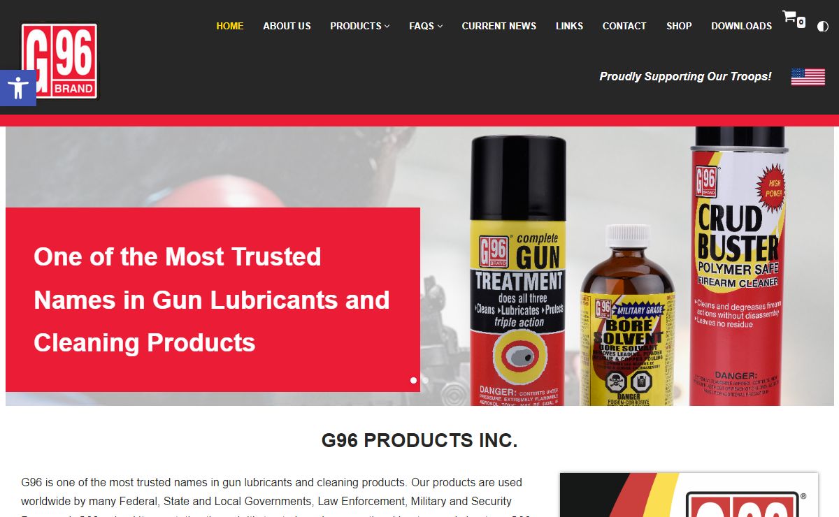 G96 Products Inc. – Gun Lubricants & Cleaning Products for Firearms