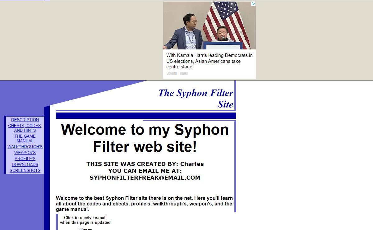 The Syphon Filter Site