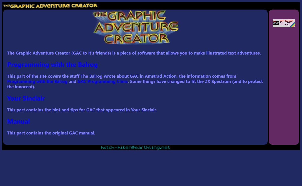 G.A.C. - Graphic Adventure Creator