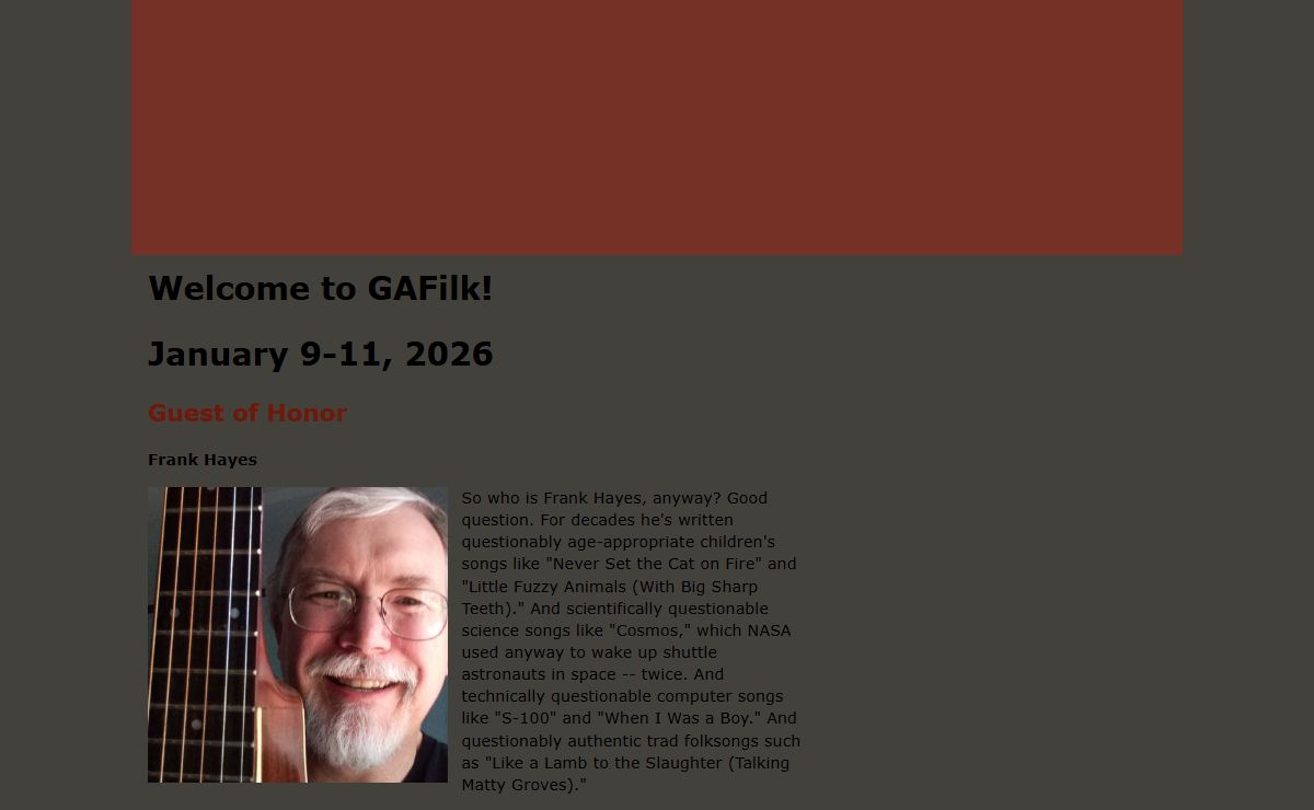 GAFilk: Georgia Filk Convention
