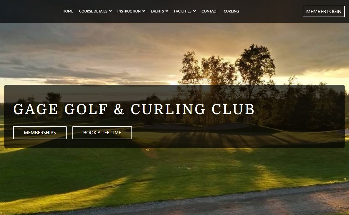 Home - Gage Golf and Curling Club