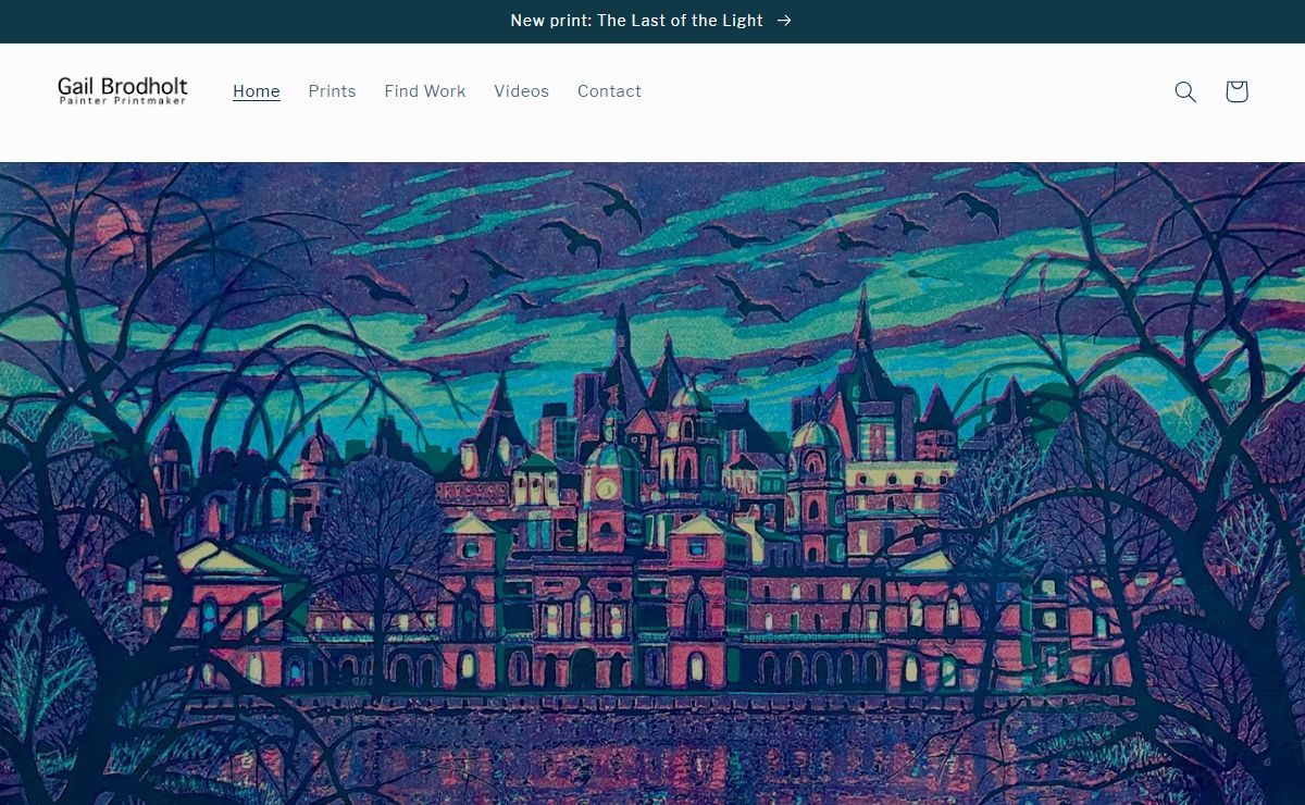 Gail Brodholt – London Painter Printmaker