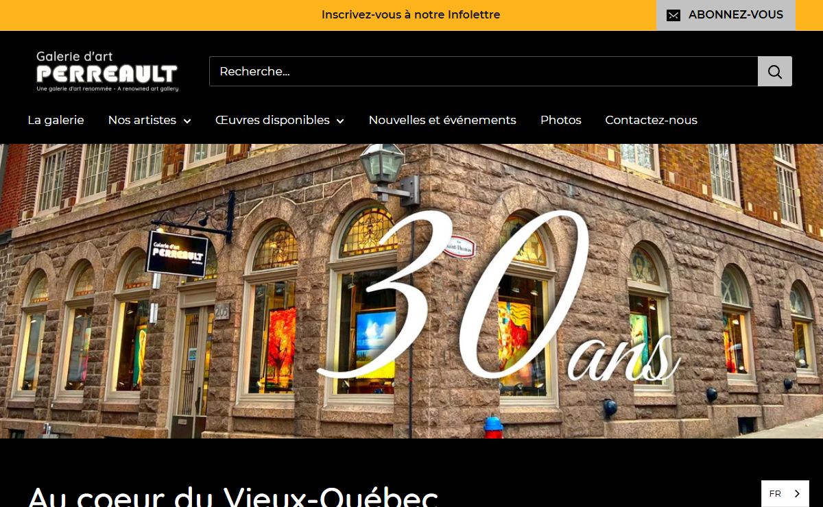 Accueil - Galerie Perreault