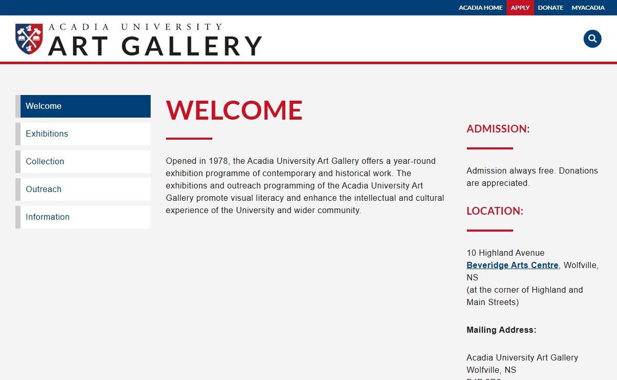 Welcome - Art Gallery