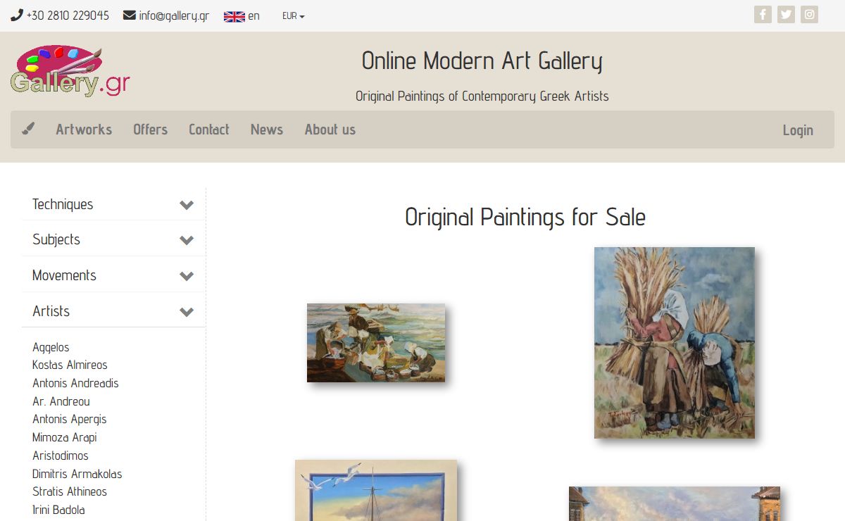 The Best Contemporary Greek Art Portal since 1999 | gallery.gr ©1999-2025