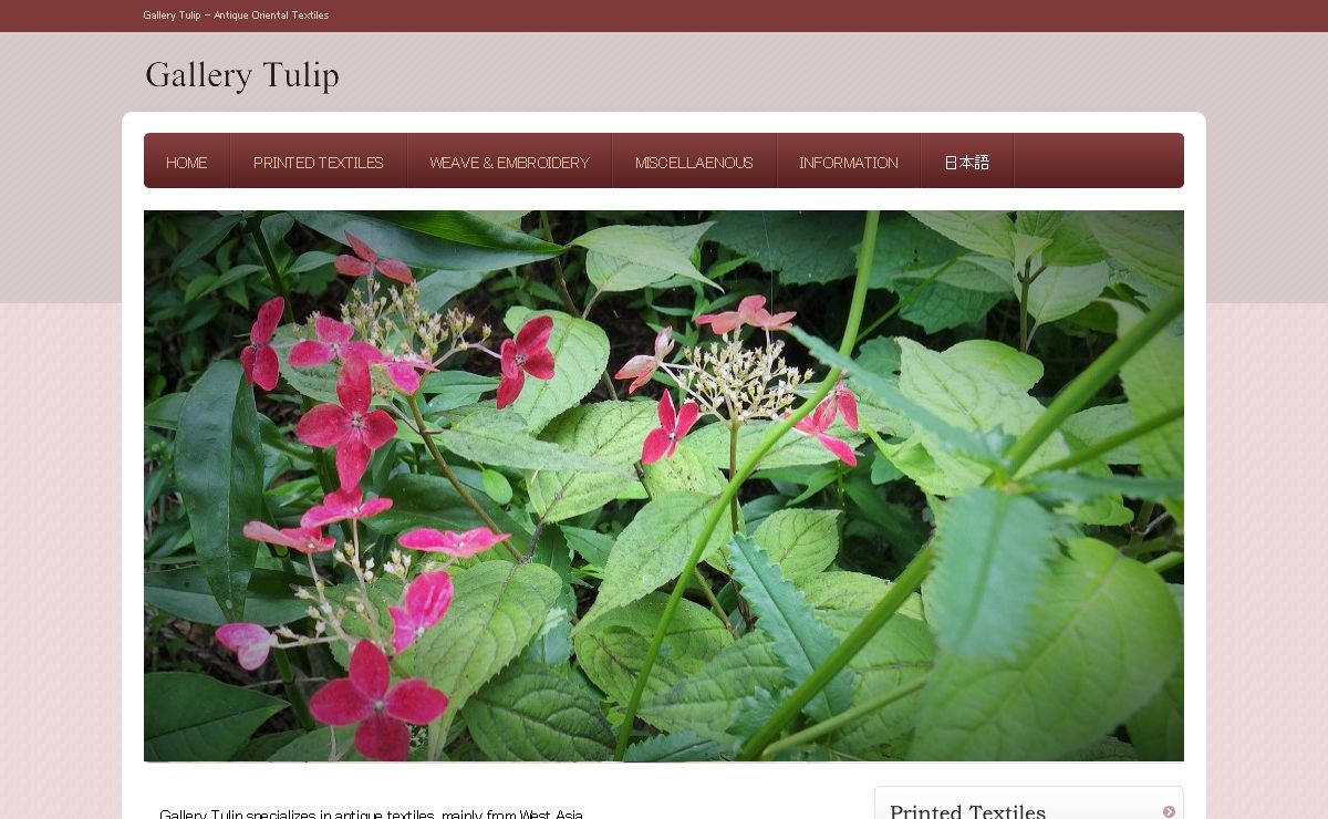 Gallery Tulip - Antique Textiles