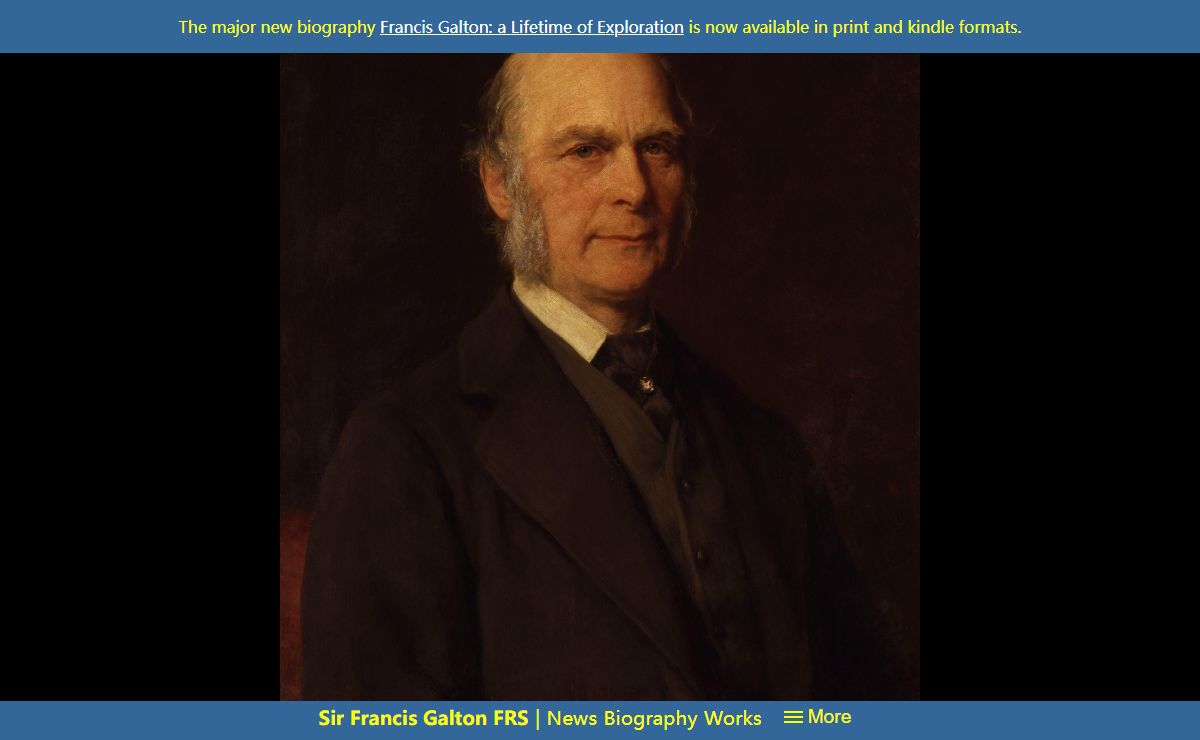 galton.org: Sir Francis Galton FRS, 1822-1911.