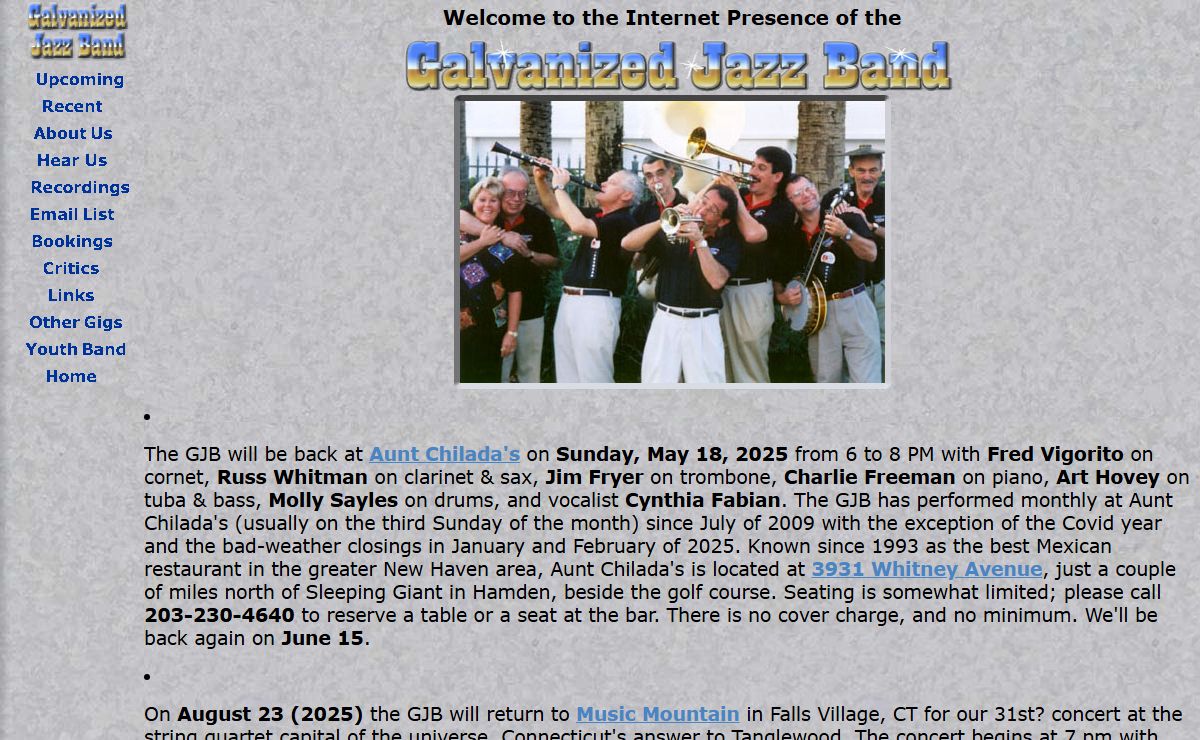 The Galvanized Jazz Band