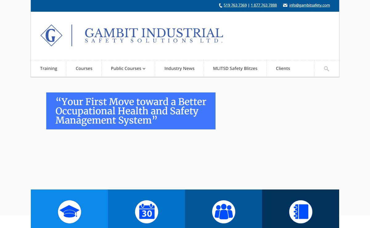 Gambit Industrial Safety Solutions Ltd. | Training since 1996