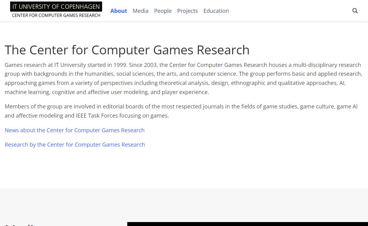 Center for Computer Games Research