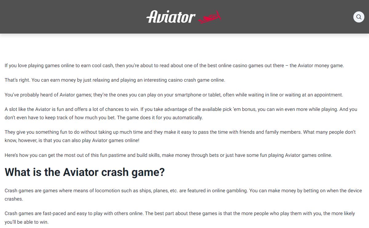 Aviator game play online in India | Official site
