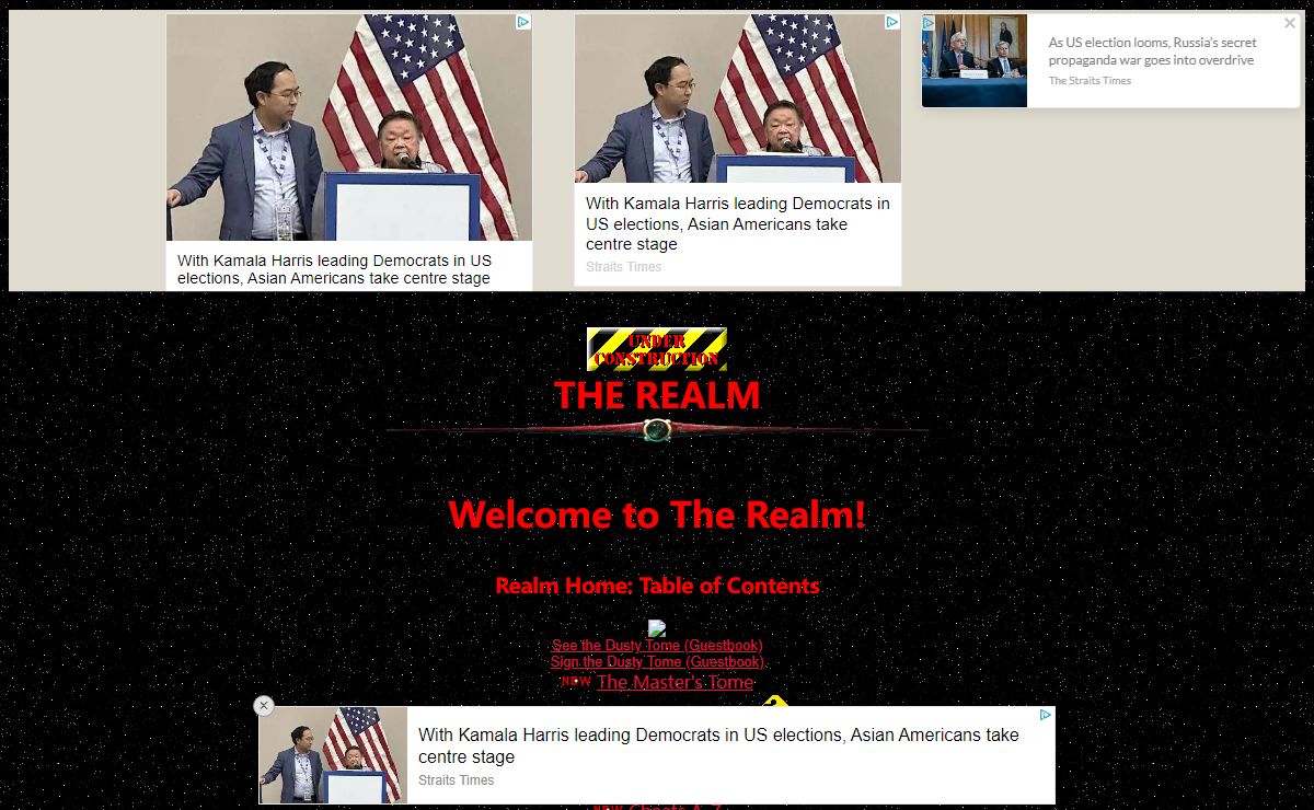 The Gamer's Realm - Home Page