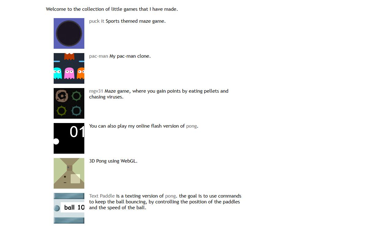 My Little Games