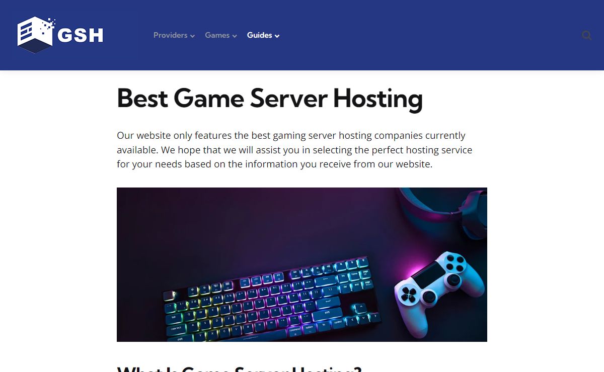 Best Game Server Hosting For 2024 - All You Need To Know