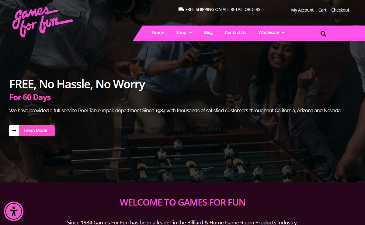 Billiards & Game Room Products | Games For Fun