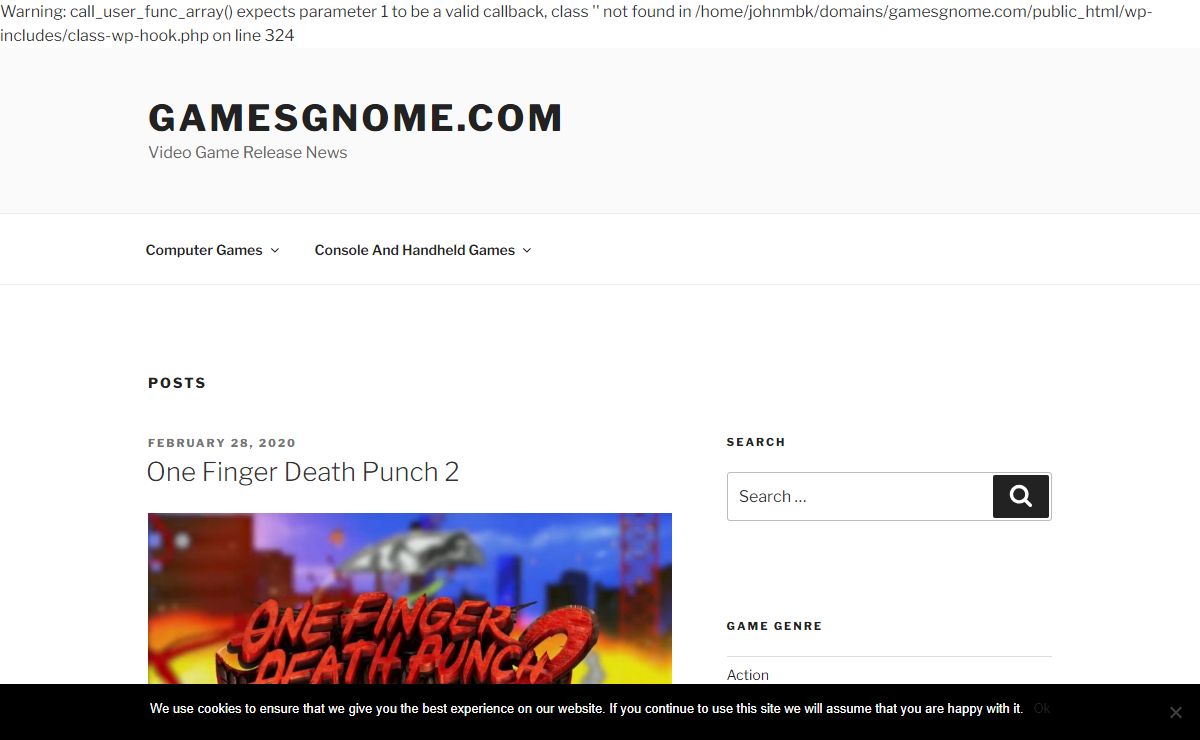 GamesGnome.com – Video Game Release News