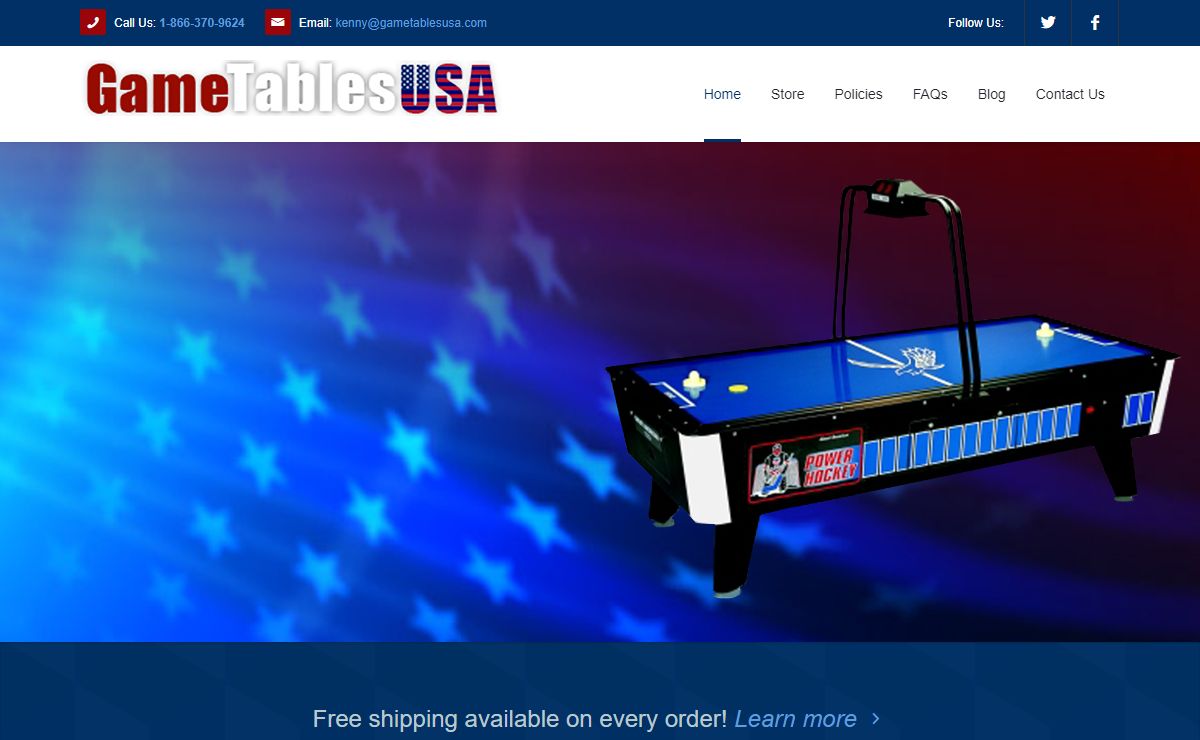 Games Tables USA | Shop Game Tables > Home
