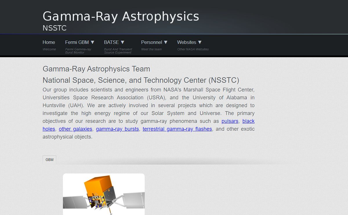 Gamma Ray Astrophysics at the NSSTC