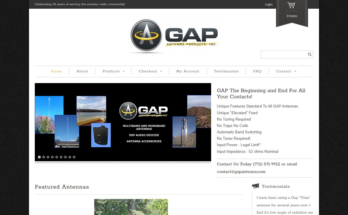 GAP Antenna Products | Revolutionary Antenna Technology