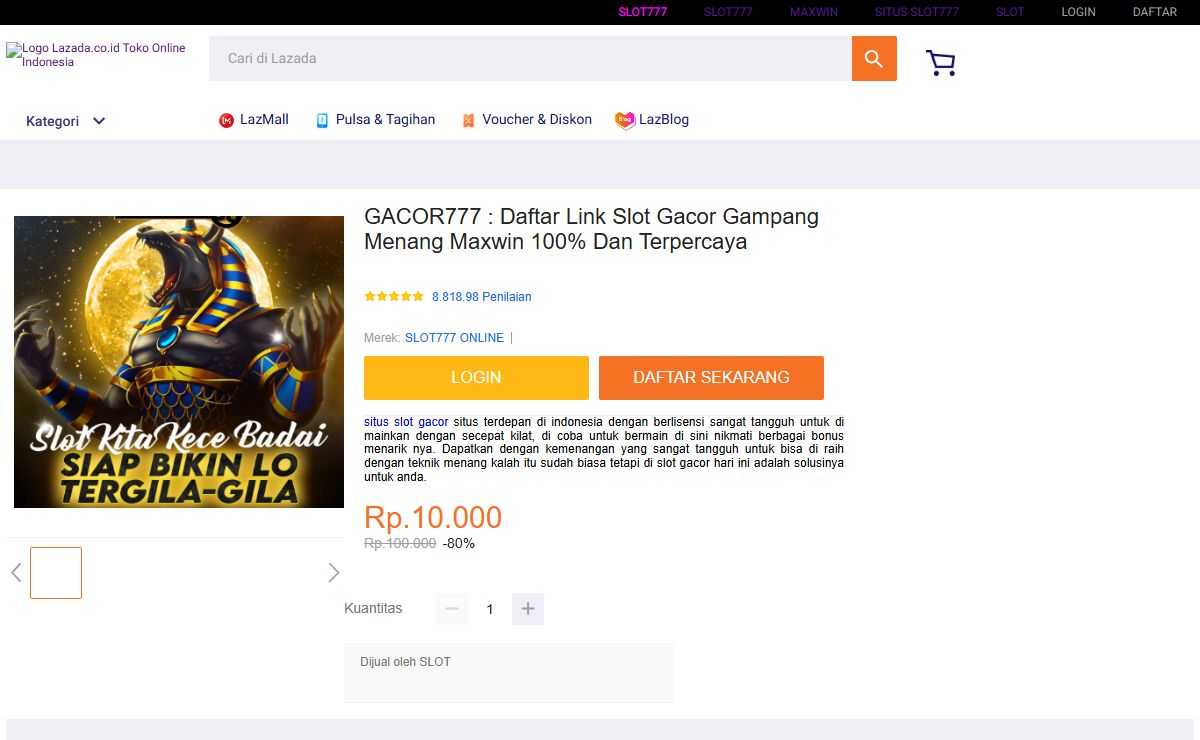 GACOR777 : Daftar Link Slot Gacor Gampang Menang Maxwin 100% Dan Terpercaya
