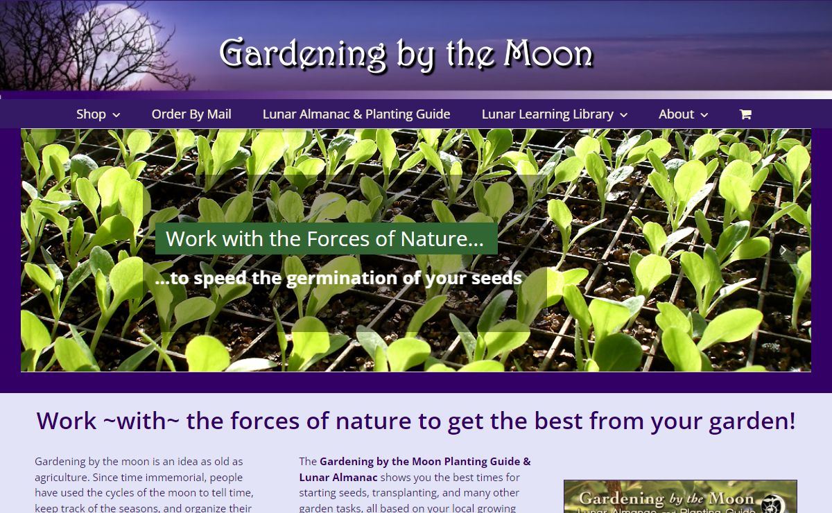 Gardening by the Moon | Lunar Almanac and Planting Guide