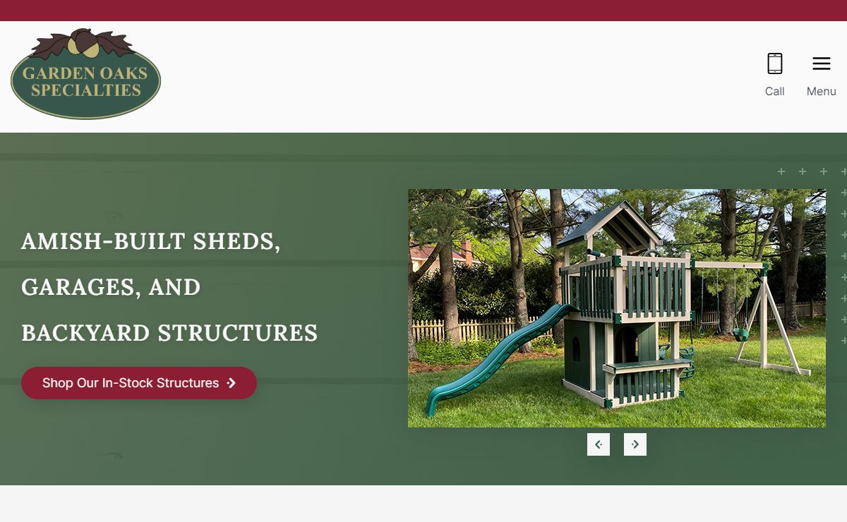 Amish-Built Sheds & Outdoor Structures in NJ | Garden Oaks Specialties