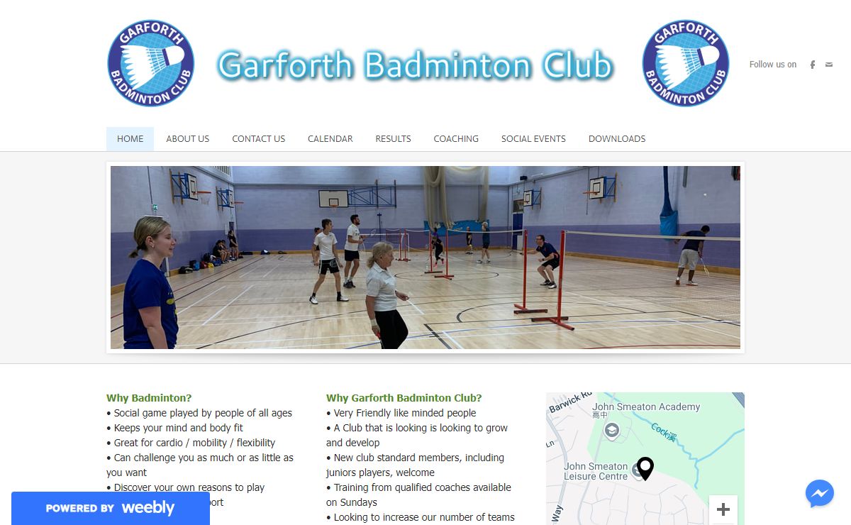 Garforth Badminton Club - Home