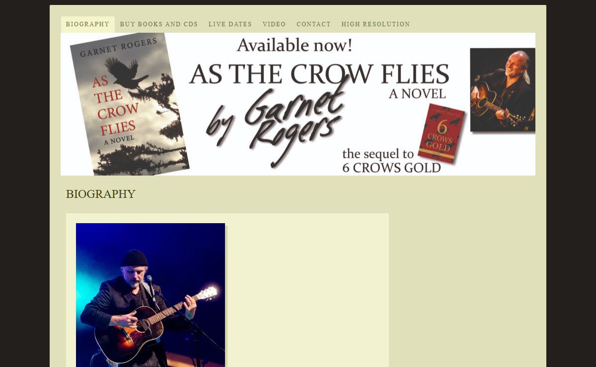Garnet Rogers — Canadian Singer-Songwriter