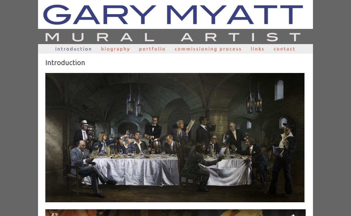 introduction - Gary Myatt, mural artist, tromp l'oeil artist, UK